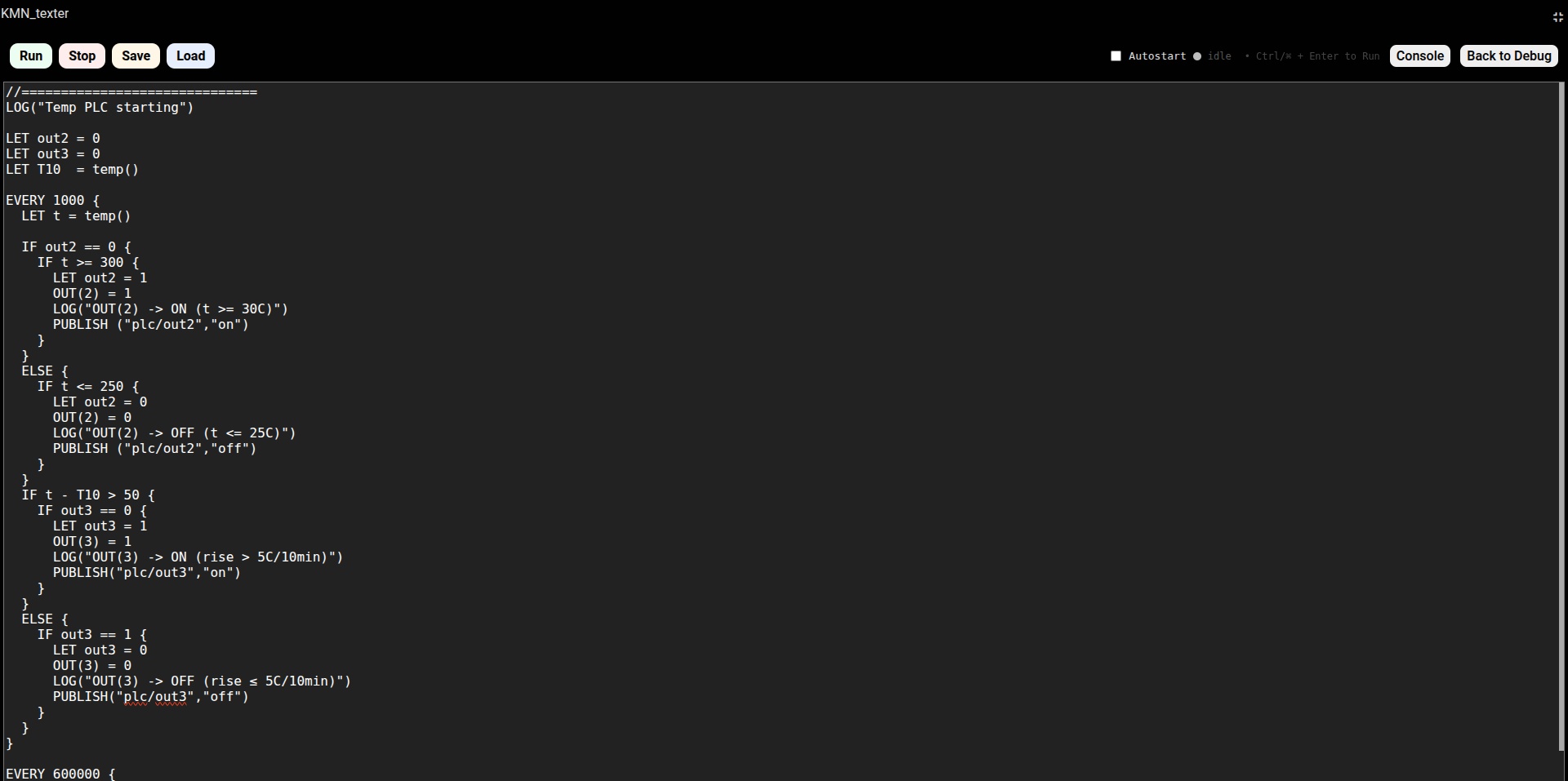 Thingsboard / Firmware : Remote MicroScript dashboard